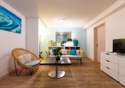 Privatsalon der Familiensuite in Kourou