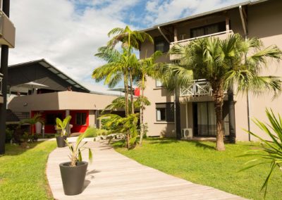 Außenansicht des 3-Sterne-Hotels in Kourou